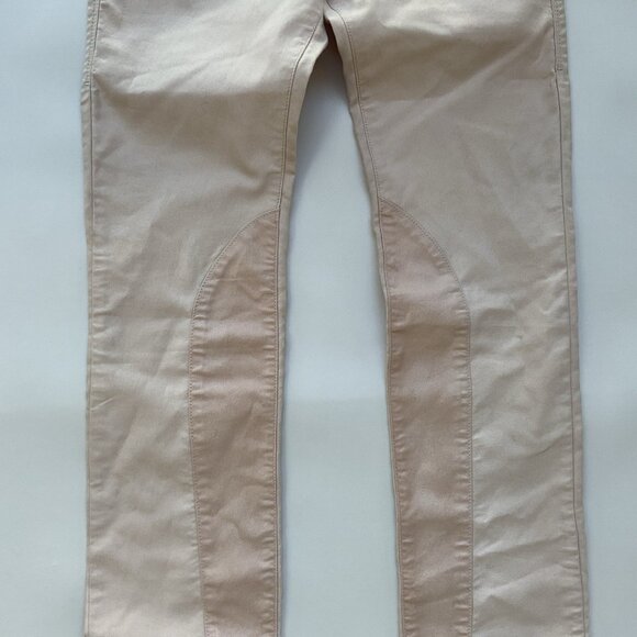 $178 Diesel Women’s Ridee Super Slim Jegging Fit Light Pink Metallic Size 27 - Picture 5 of 15